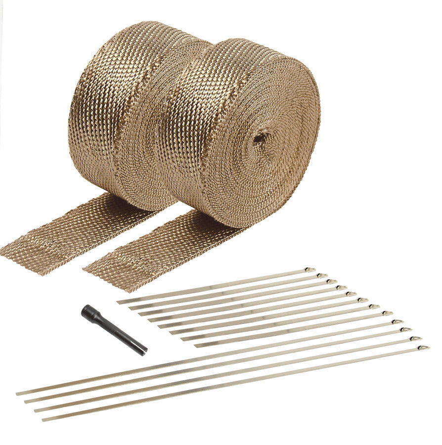 DESIGN ENGINEERING 10095 - Exhaust & Pipe Wrap Kit Titanium image
