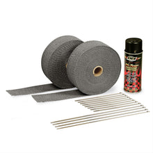 Load image into Gallery viewer, DESIGN ENGINEERING 10110 - 2in Exhaust Wrap Kit Blk w/Blk Silicone Coating image