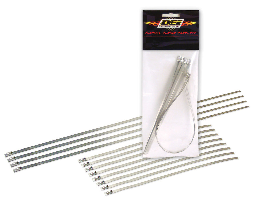 DESIGN ENGINEERING 10205 - Locking Tie Combo Pack 8-8in and 4-14in image