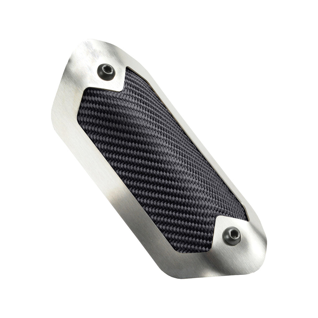 DESIGN ENGINEERING 10900 - Flexible Heat Shield 3.5 in x 6.5in Brushed/Onyx image