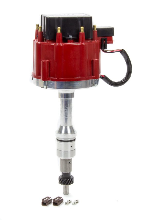 PERFORMANCE DISTRIBUTORS 358212RD - Racing Distributor SBF 351W Red Cap w/o Vac Adv image