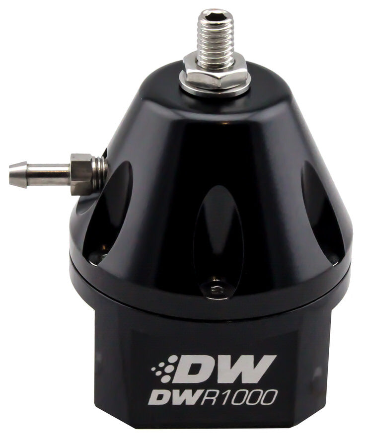 DEATSCHWERKS 6-1000-FRB - Fuel Pressure Regulator Adjustable  Black Finish image