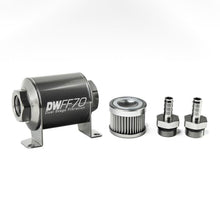 Load image into Gallery viewer, DEATSCHWERKS 8-03-070-010K-38 - In-line Fuel Filter Kit 3/8 Hose Barb 10-Micron image