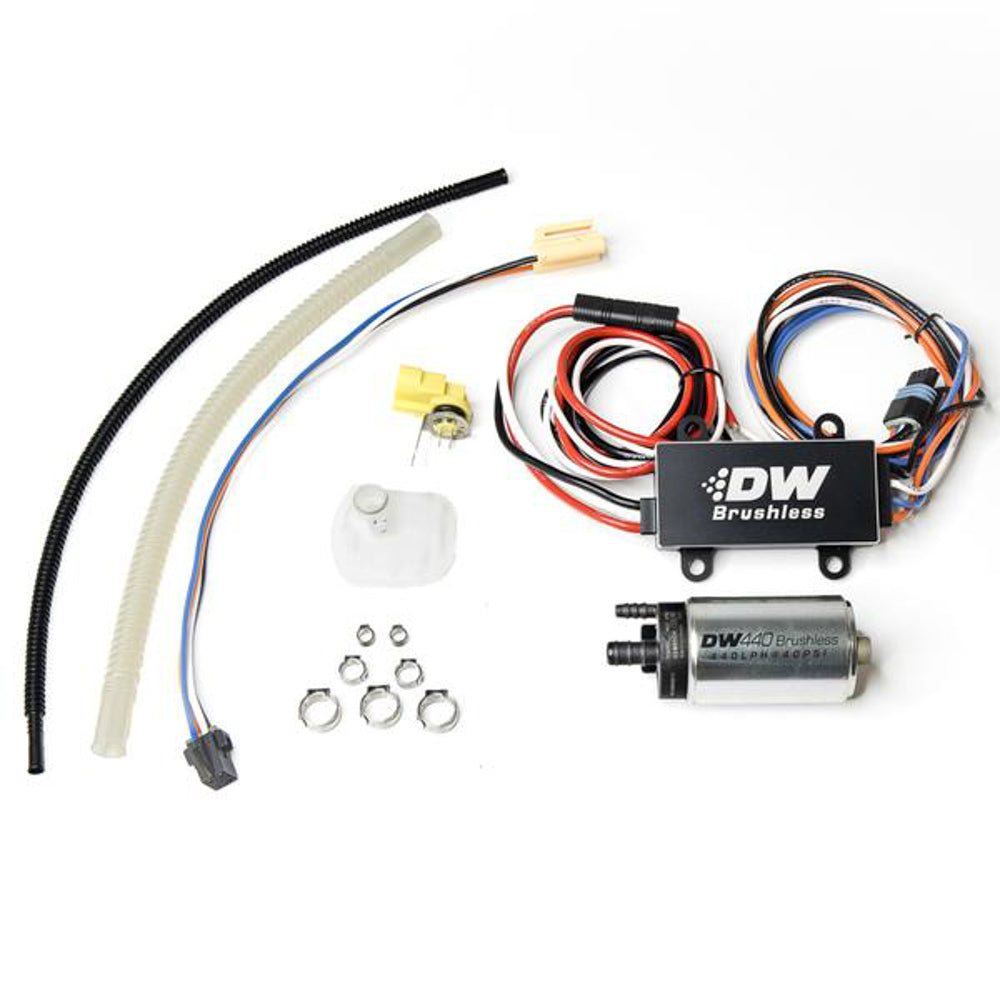 DEATSCHWERKS 9-442-C103-0909 - 440LPH Fuel Pump Kit w/ 9-0909 Install/C103 Cont image