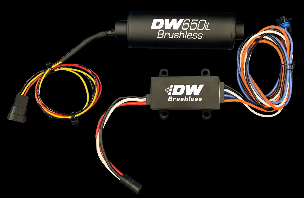 DEATSCHWERKS 9-650-C105 - DW 650IL Brushless Fuel Pump w/Single/Dual Cont. image