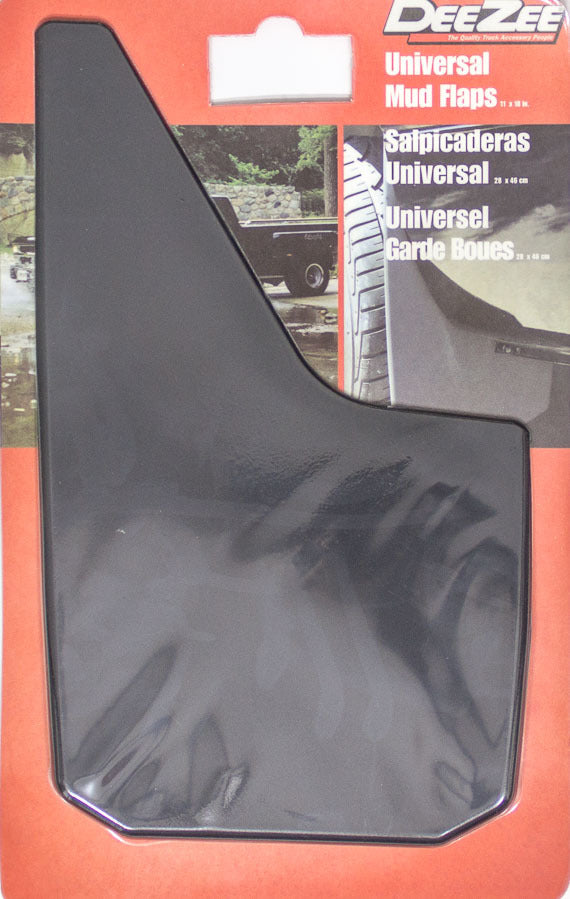 DEE ZEE 17939 - Universal  Mud Flaps Black 11in x 18in image