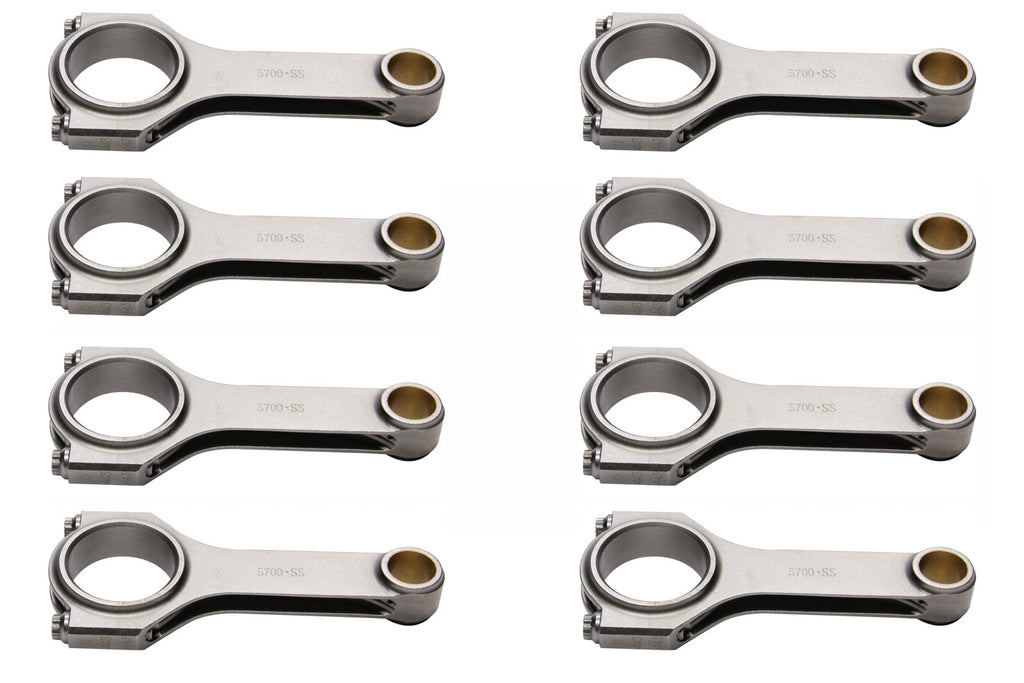 EAGLE CRS5700S3D - SBC 4340 Forged H-Beam Rods 5.700 image
