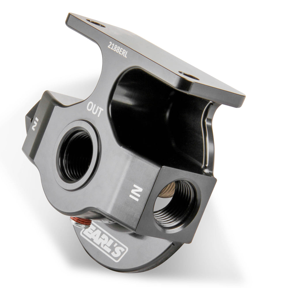 EARLS 2188ERL - Billet Remote Oil Filter Mount - Lightweight image