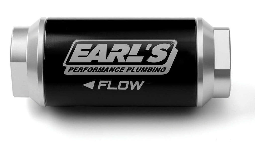 EARLS 230626ERL - Billet Alm Fuel Filter w/6an ORB 100 GPH image