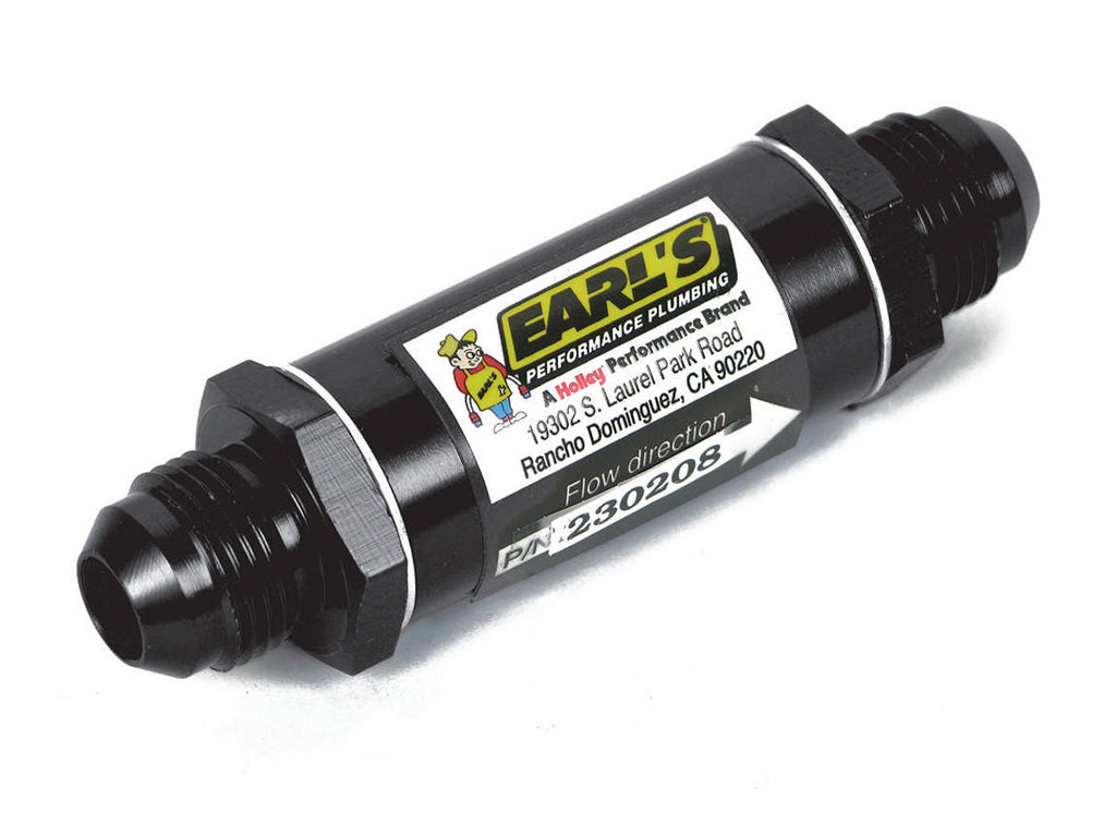 EARLS AT230206ERL - 6an Fuel Filter w/85 Micron Screen Ano-Tuff image