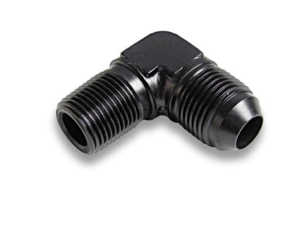 EARLS AT982204ERL - #4 Male to 1/8in NPT 90 Deg Ano-Tuff Adapter image