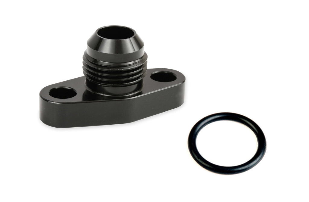 EARLS GT0001ERL - Turbo Oil Drain Back Flange  10an - Black image