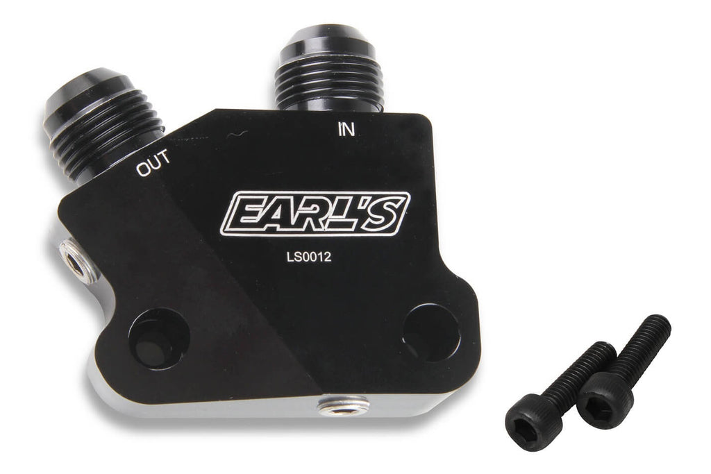 EARLS LS0012ERL - GM LS Engine Oil Cooler Adapter image