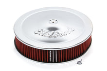 Load image into Gallery viewer, EDELBROCK 1206 - Pro-Flow Air Cleaner Kit 14in x 3in Chrome image