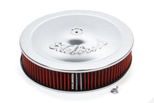 Load image into Gallery viewer, EDELBROCK 1224 - Pro-Flow Air Cleaner Kit 14in x 3in Chrome image