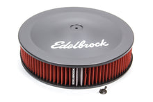 Load image into Gallery viewer, EDELBROCK 1225 - Pro-Flow Air Cleaner Kit 14in x 3in Black image