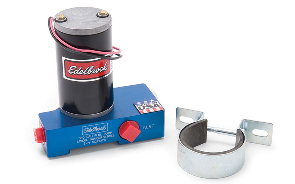 EDELBROCK 182062 - Carb Electric Fuel Pump 160GPH @ 12psi Blue image