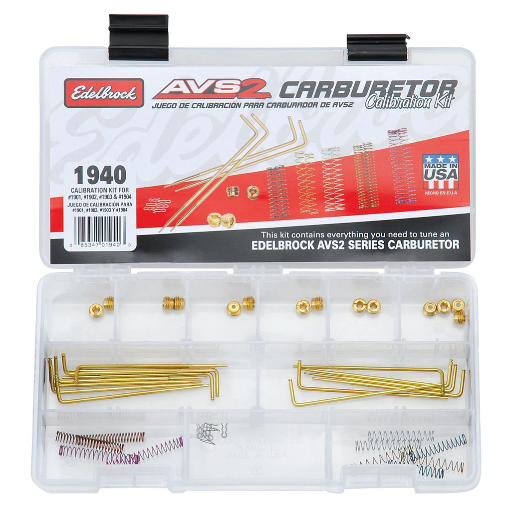 EDELBROCK 1940 - AVS2 Calibration Kit - 500 Series image