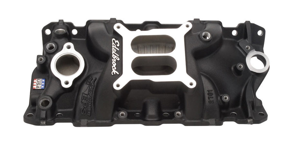 EDELBROCK 27013 - SBC Performer EPS Manifold - Black image