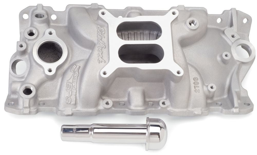 EDELBROCK 2703 - SBC Performer EPS Manifold - 262-400 image