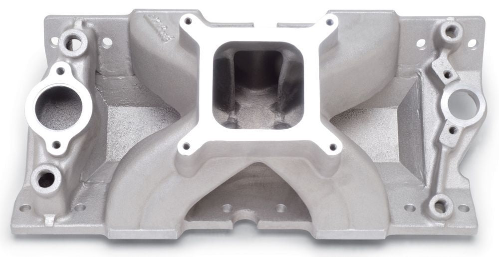 EDELBROCK 2814 - SBC Victor Bowtie Manifold - Vortec image