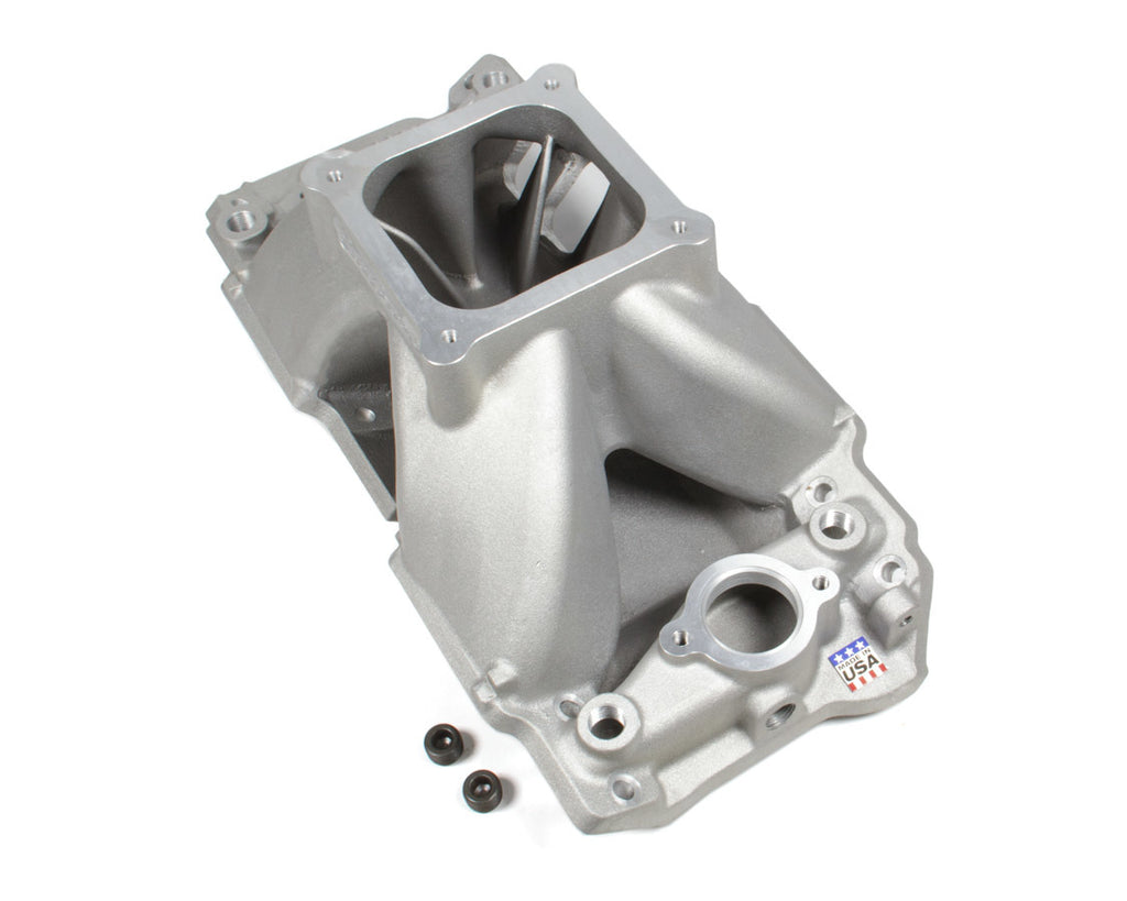 EDELBROCK 28962 - BBC Intake Manifold CNC SUPER VICTOR II image