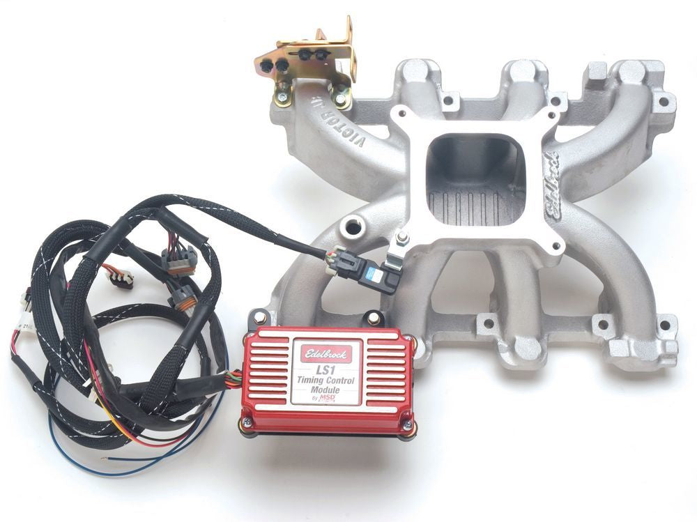 EDELBROCK 2908 - SBC Victor Jr. Manifold - LS1- 4150 Flange image