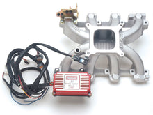 Load image into Gallery viewer, EDELBROCK 2908 - SBC Victor Jr. Manifold - LS1- 4150 Flange image