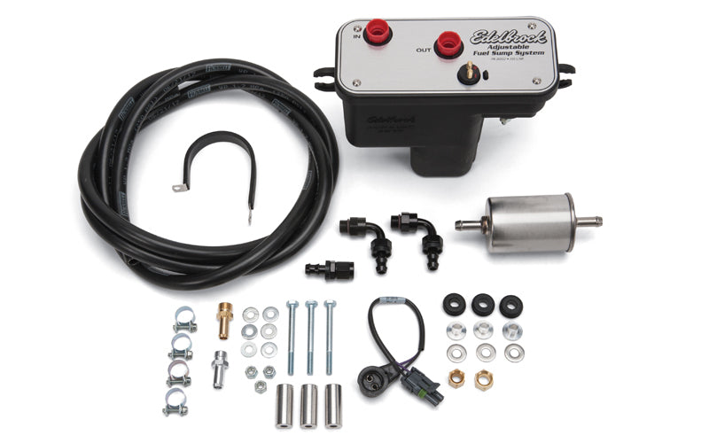 EDELBROCK 36031 - Universal EFI Fuel Sump Tank Kit 67GPH 35-90psi image