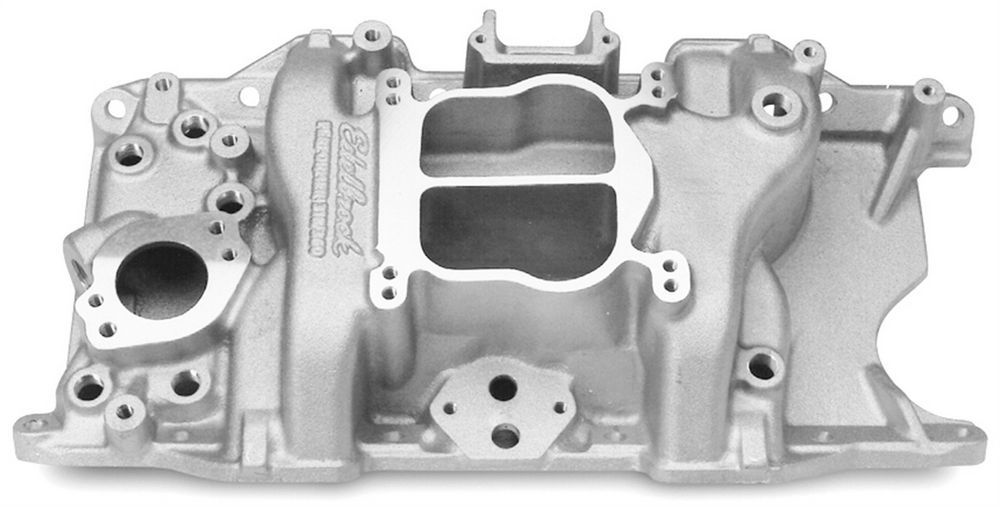 EDELBROCK 3776 - SBM Performer Manifold - w/EGR 318-360 image