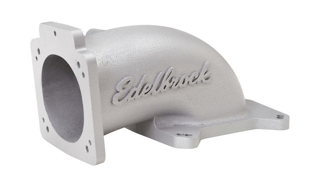 EDELBROCK 3848 - 90mm Low Profile T/B Intake Elbow image