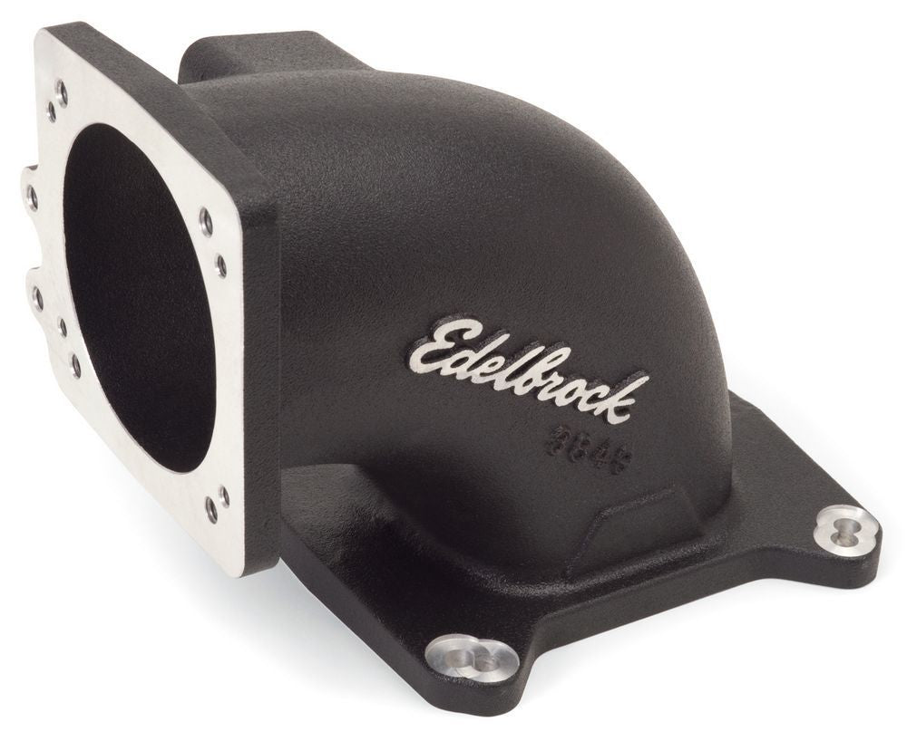 EDELBROCK 38493 - 95mm High-Flow T/B Intake Elbow image