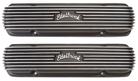 EDELBROCK 41303 - Pontiac Classic Series V/C's - Black Finish image