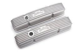 EDELBROCK 41449 - Valve Cover Kit Classic Finned SBC 59-86 image