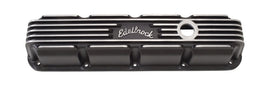 EDELBROCK 41773 - SBM Classic Finned V/C's - Black image