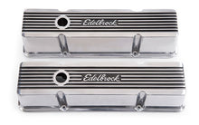 Load image into Gallery viewer, EDELBROCK 4263 - Valve Cover Kit Elite II Series SBC Tall image