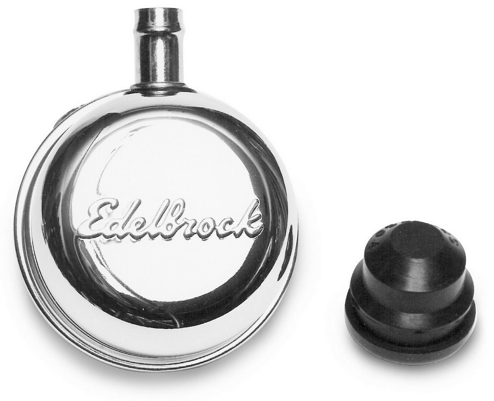 EDELBROCK 4410 - Round Breather w/90 Deg. Nipple image