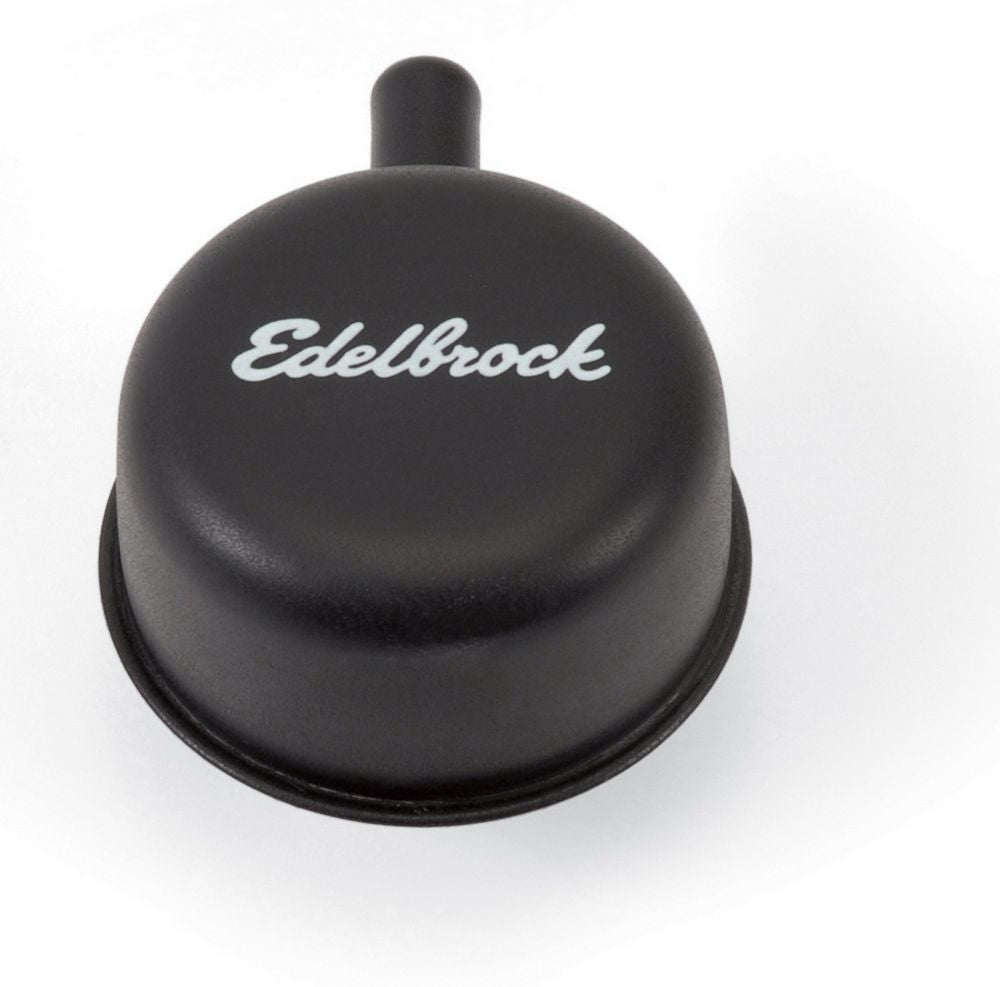 EDELBROCK 4413 - Round Cap w/Nipple Black  image