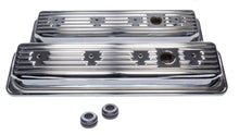 Load image into Gallery viewer, EDELBROCK 4446 - SBC Signature Series Valve Cove Set - Chrome image