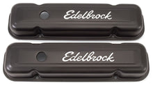 Load image into Gallery viewer, EDELBROCK 4453 - Valve Cover Kit Pontiac V8 Signature Series Blk image