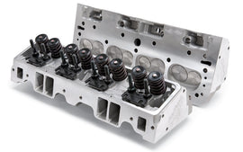 EDELBROCK 5073 - SBC E-Street Cylinder Heads - 70cc 2.02/1.60 image