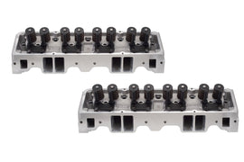 EDELBROCK 5089 - SBC E-Street Cylinder Heads - 2.02/1.60 S/P image
