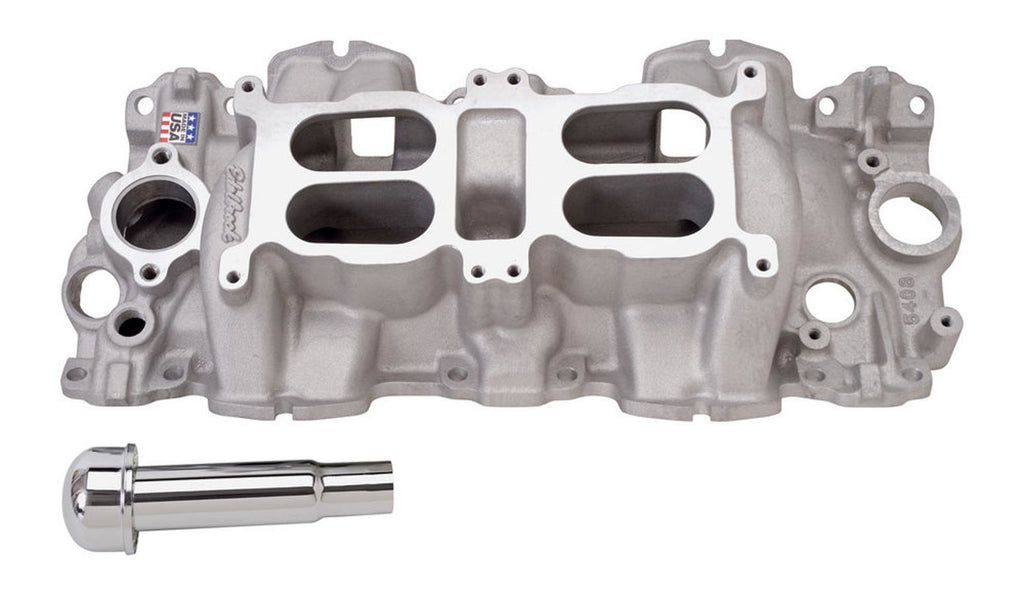 EDELBROCK 5409 - Performer RPM Dual Duad Manifold - Chevy 348-409 image