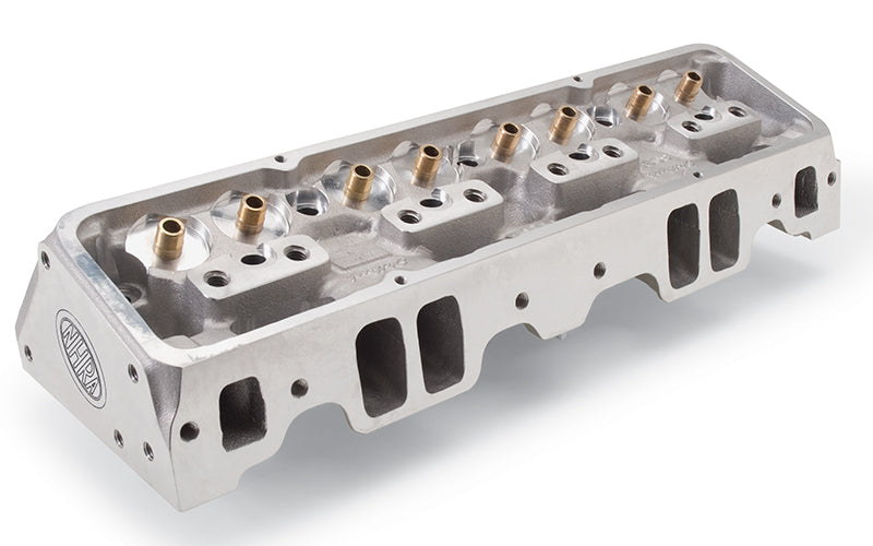 EDELBROCK 60887 - SBC NHRA Legal Cylinder Head 64cc S/P Bare image