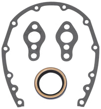 Load image into Gallery viewer, EDELBROCK 6997 - SBC Timing Cover Gasket  and Oil Seal Kit image