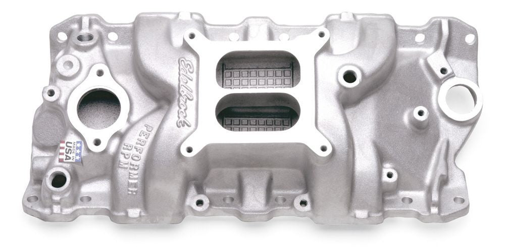 EDELBROCK 7101 - SBC Performer RPM Manifold - 262-400 image