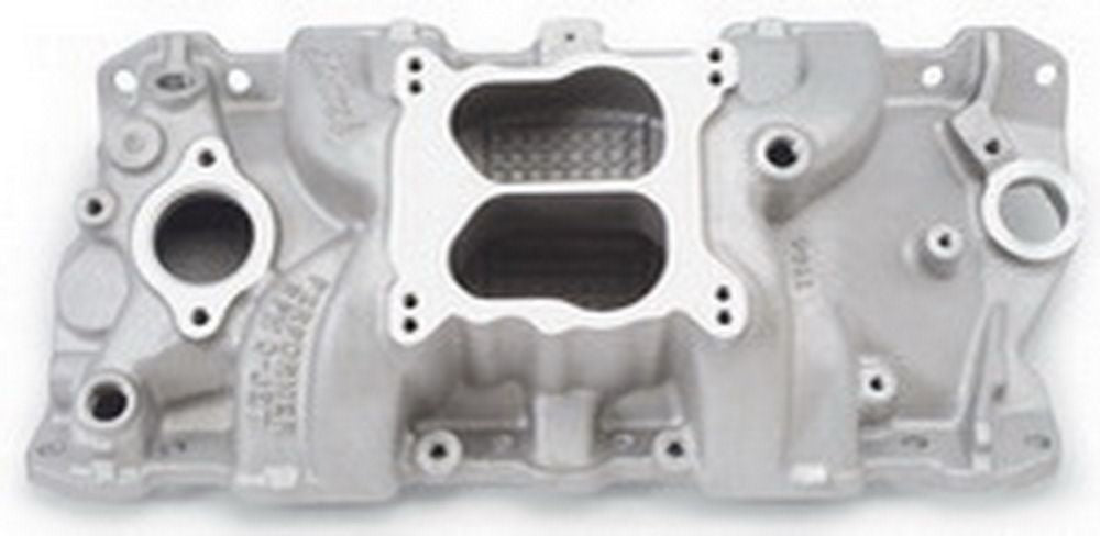 EDELBROCK 7104 - SBC Performer RPM Q-Jet Manifold - 262-400 image