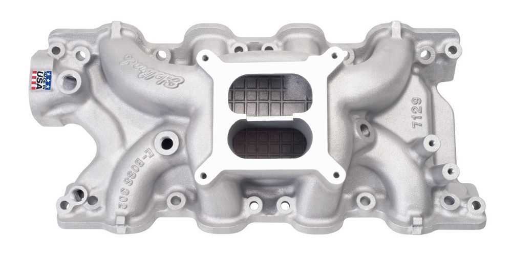 EDELBROCK 7129 - SBF Performer RPM E-Boss Manifold - 302 image