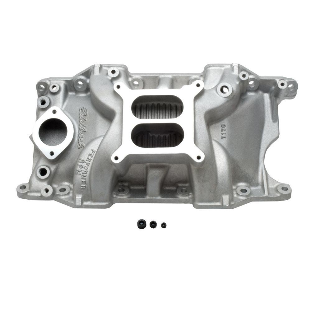 EDELBROCK 7176 - SBM Performer RPM Manifold - 318-360 image