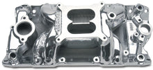 Load image into Gallery viewer, EDELBROCK 75011 - SBC Performer RPM A/G Manifold - Polished 7501 image